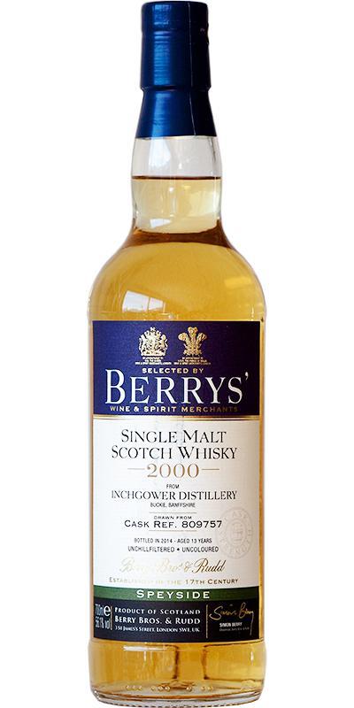 Inchgower 2000 BR  Berrys'