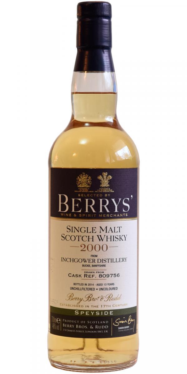 Inchgower 2000 BR  Berrys'