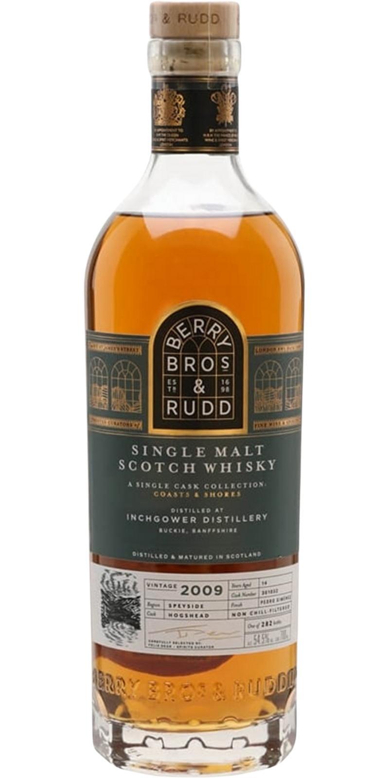 Inchgower 2009 BR  A Single Cask Collection: Coasts & Shores