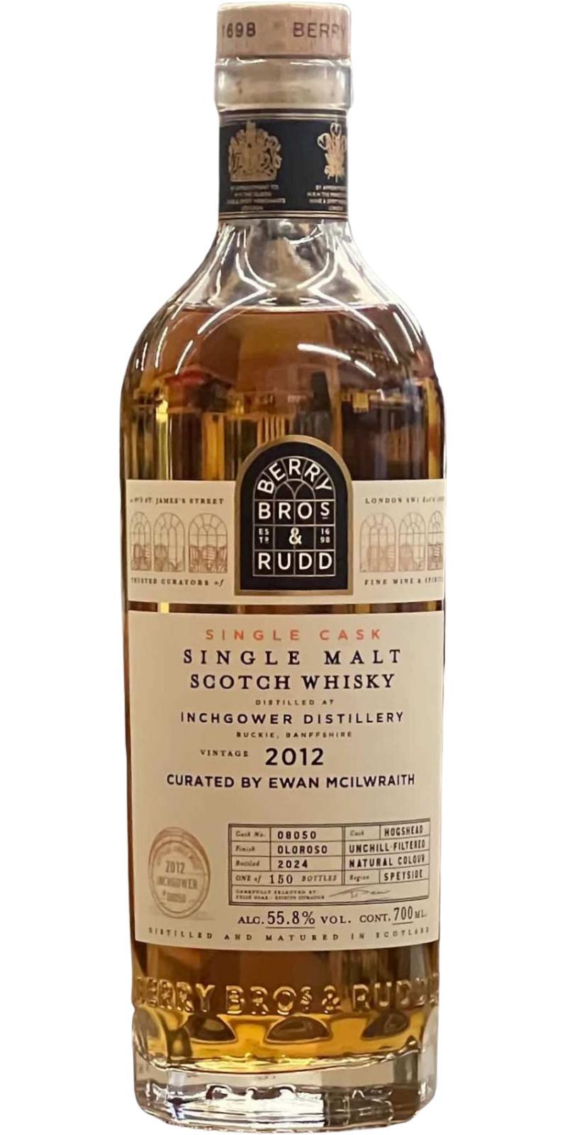 Inchgower 2012 BR  Single Cask