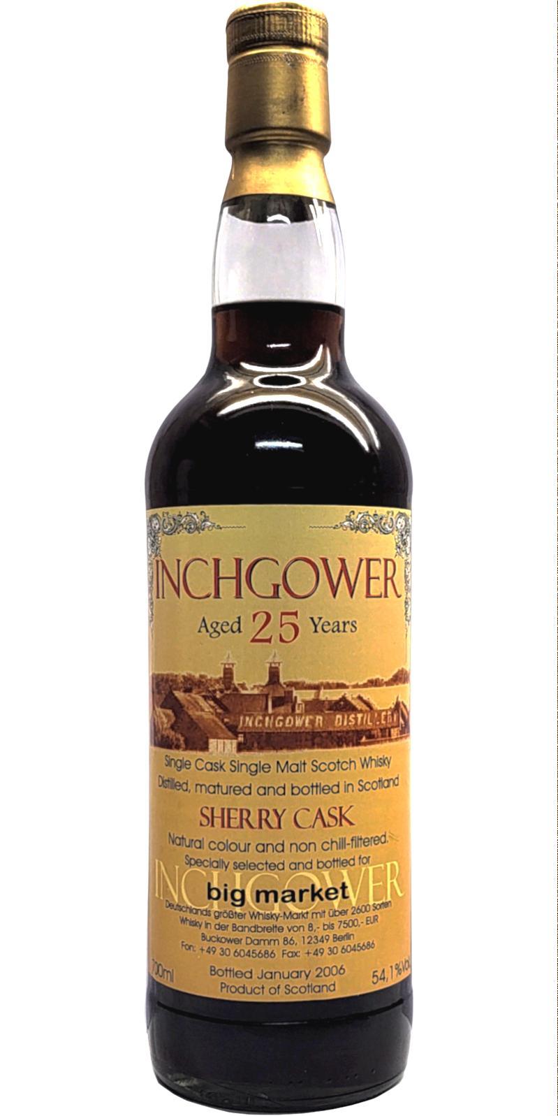 Inchgower 25-year-old BM