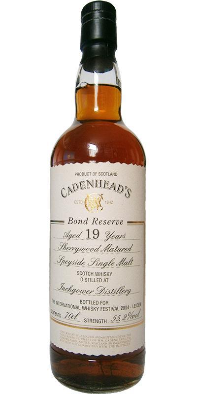 Inchgower 19-year-old CA  Bond Reserve