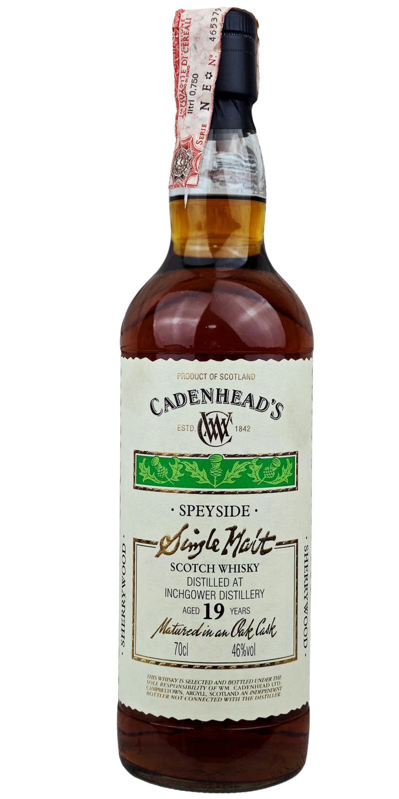 Inchgower 19-year-old CA  Original Collection