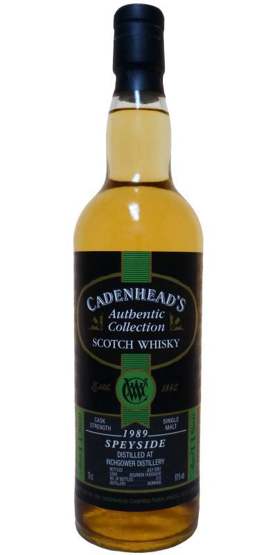 Inchgower 1989 CA  Authentic Collection