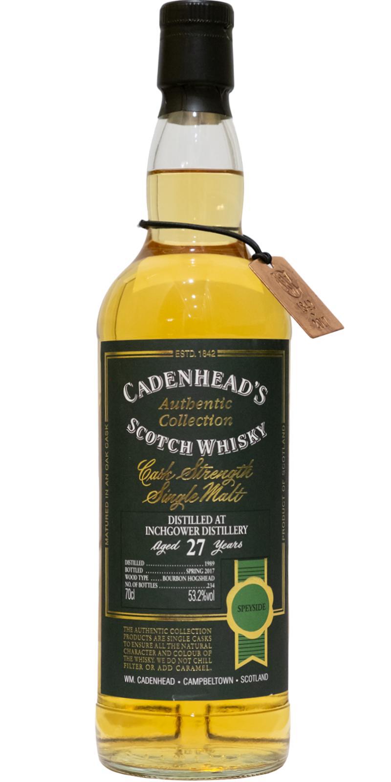 Inchgower 1989 CA  Authentic Collection