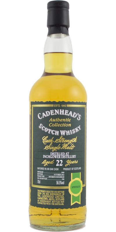 Inchgower 1989 CA  Authentic Collection