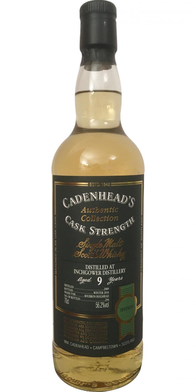 Inchgower 2009 CA  Authentic Collection