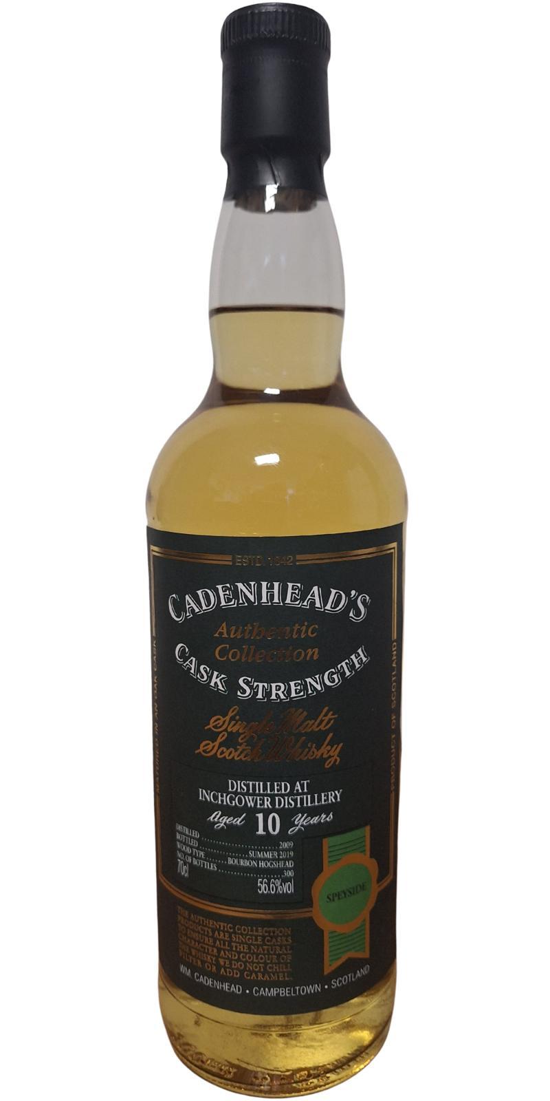 Inchgower 2009 CA  Authentic Collection