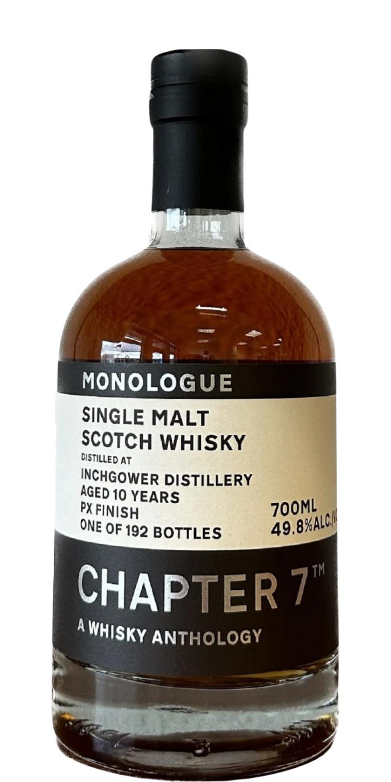 Inchgower 2013 Ch7  A Whisky Anthology - Monologue