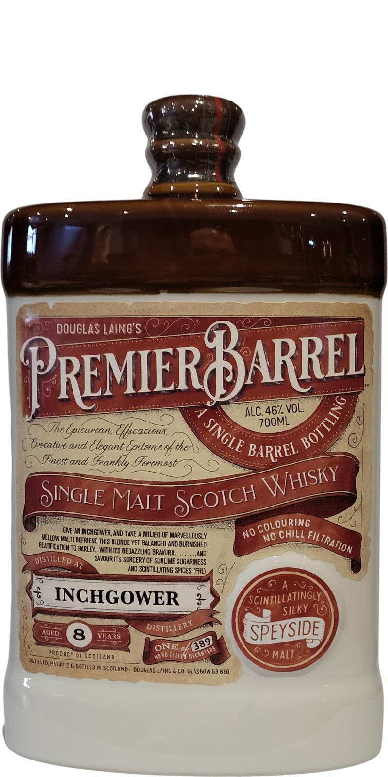 Inchgower 08-year-old DL  Premier Barrel
