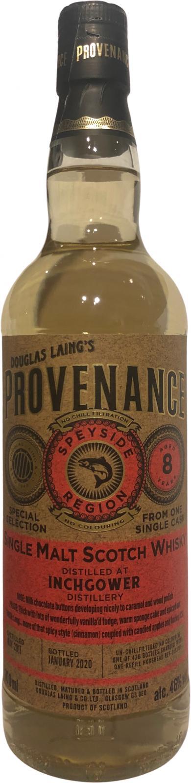 Inchgower 2011 DL  Provenance