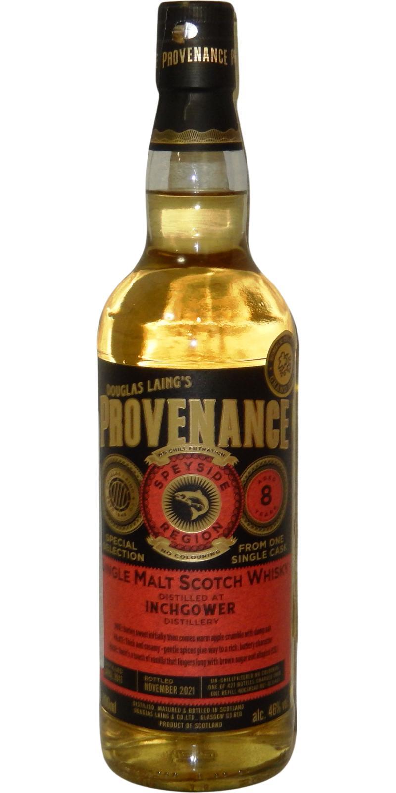 Inchgower 2013 DL  Provenance