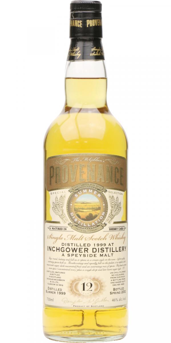 Inchgower 1999 McG  McGibbon's Provenance