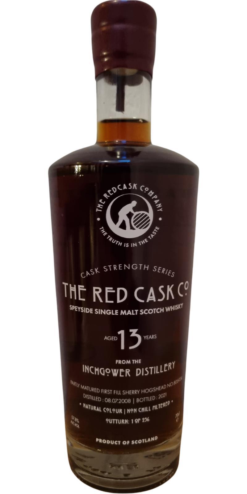 Inchgower 2008 GWhL  The Red Cask Co.
