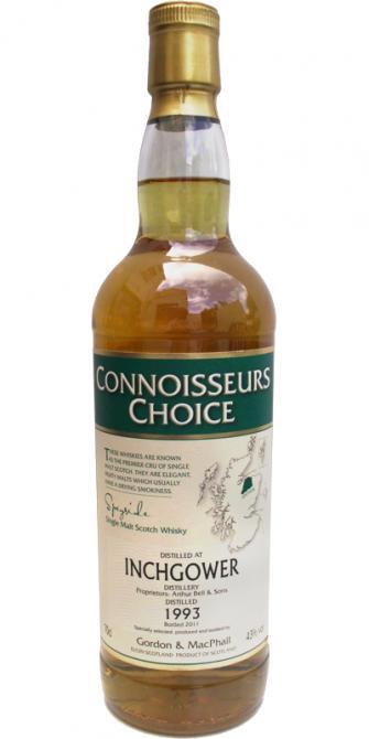 Inchgower 1993 GM  Connoisseurs Choice