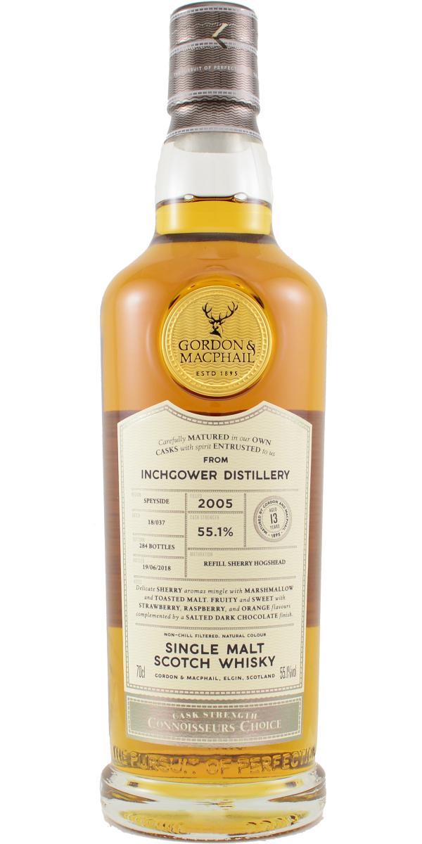 Inchgower 2005 GM  Connoisseurs Choice - Cask Strength