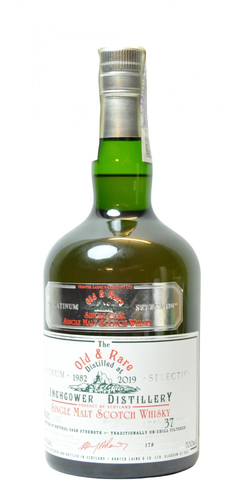 Inchgower 1982 HL  Old & Rare - A Platinum Selection