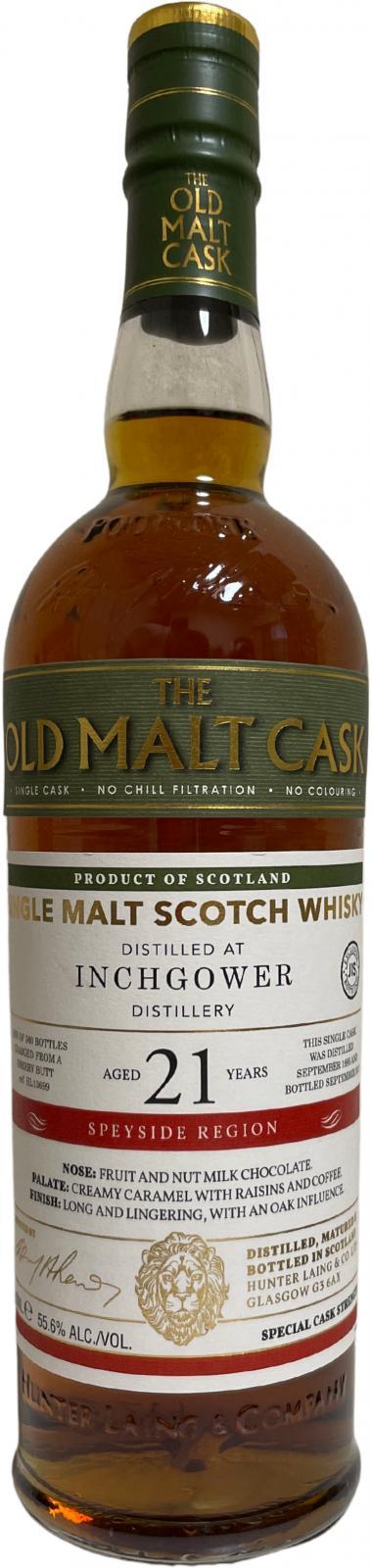 Inchgower 1995 HL  The Old Malt Cask - Special Cask Strength
