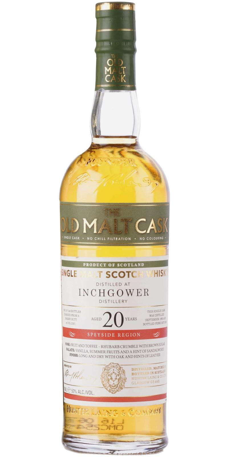 Inchgower 1995 HL  The Old Malt Cask