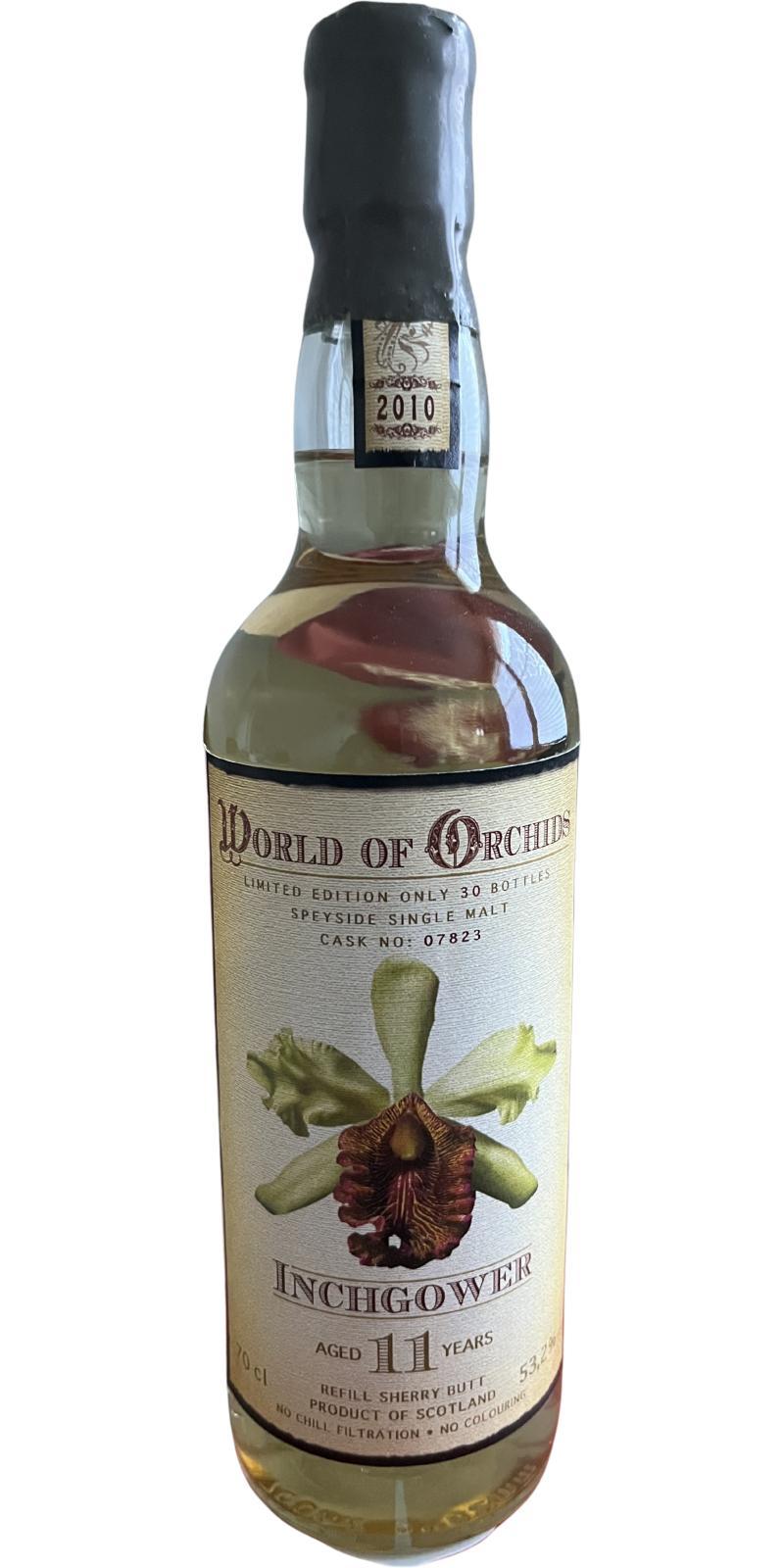 Inchgower 2010 JW  World of Orchids