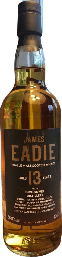 Inchgower 2009 JE  Madeira Cask Finish