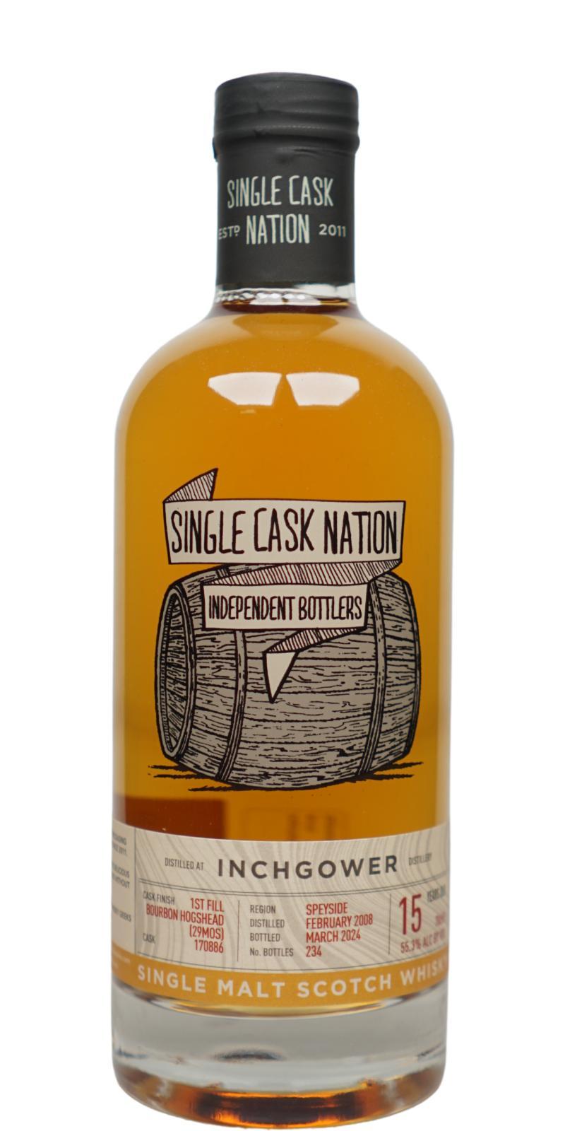 Inchgower 2008 JWC  Single Cask Nation