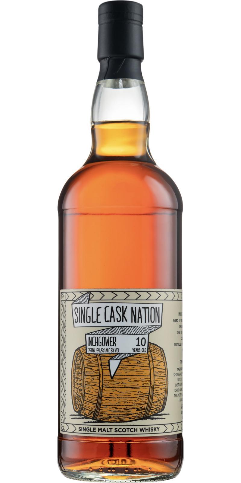 Inchgower 2011 JWC  Single Cask Nation