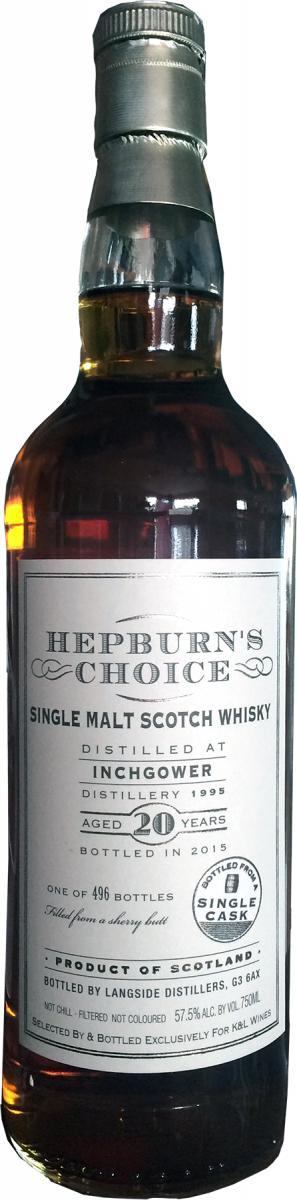Inchgower 1995 LsD  Hepburn's Choice