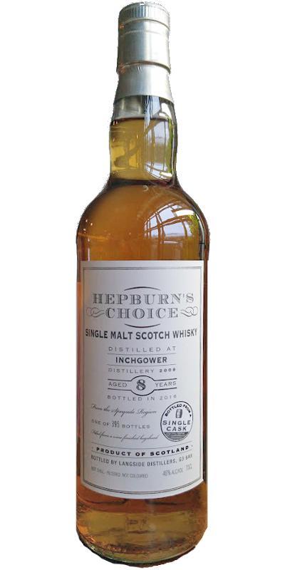 Inchgower 2008 LsD  Hepburn's Choice