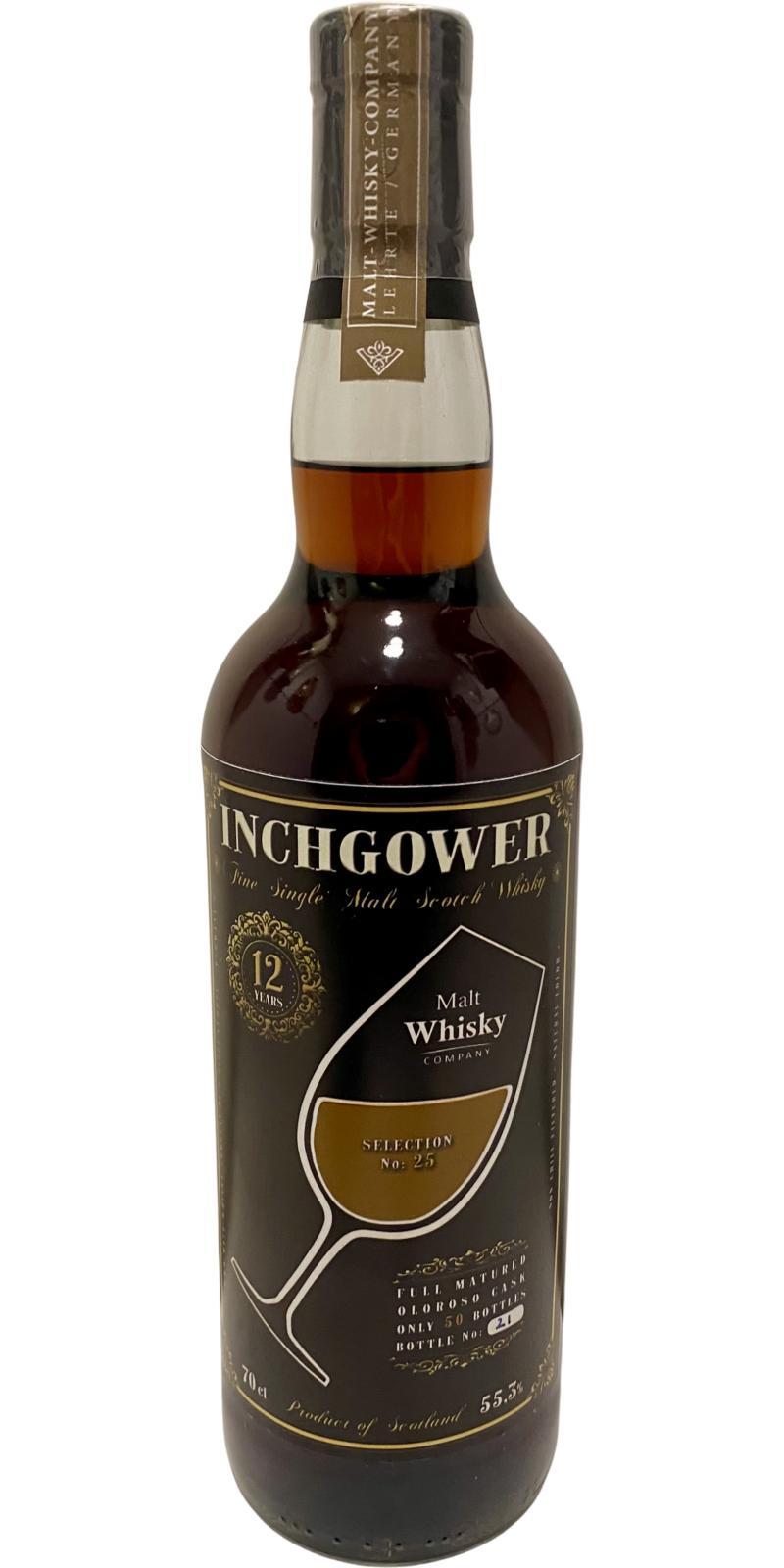 Inchgower 2013 MWC  Selection No. 25
