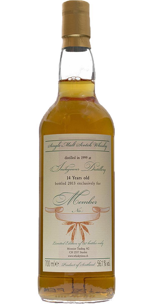Inchgower 1999 MT  Member Bottling