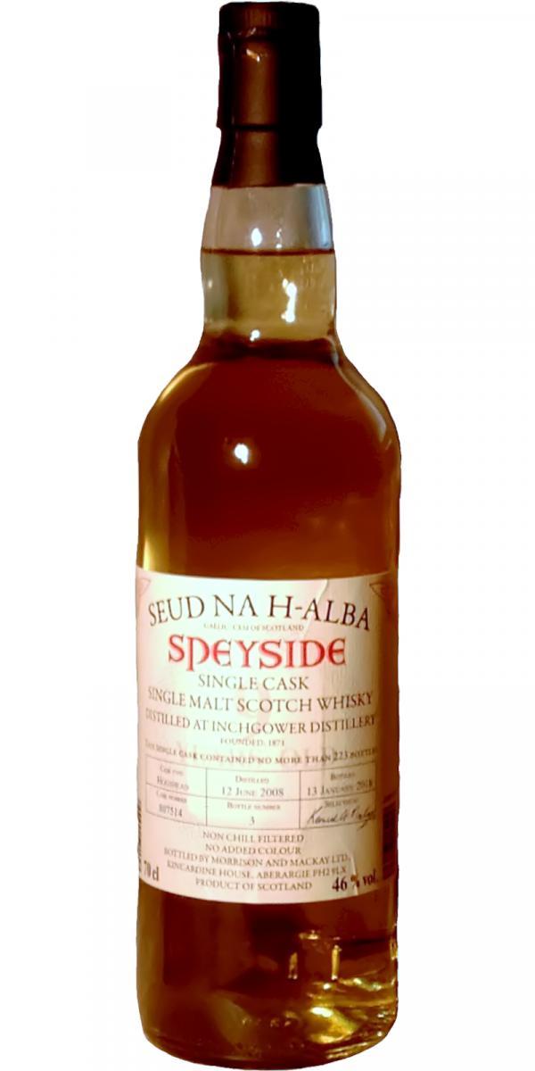 Inchgower 2008 MMcK  Seud na h-alba