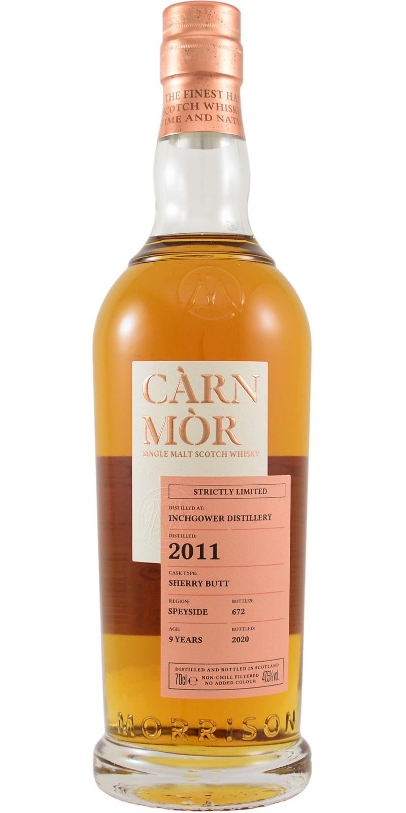 Inchgower 2011 MSWD  Càrn Mòr - Strictly Limited