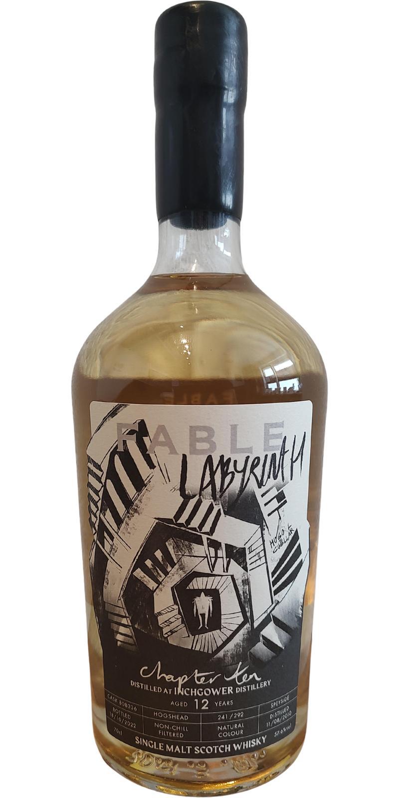 Inchgower 2010 PSL  Fable Whisky - Chapter Ten