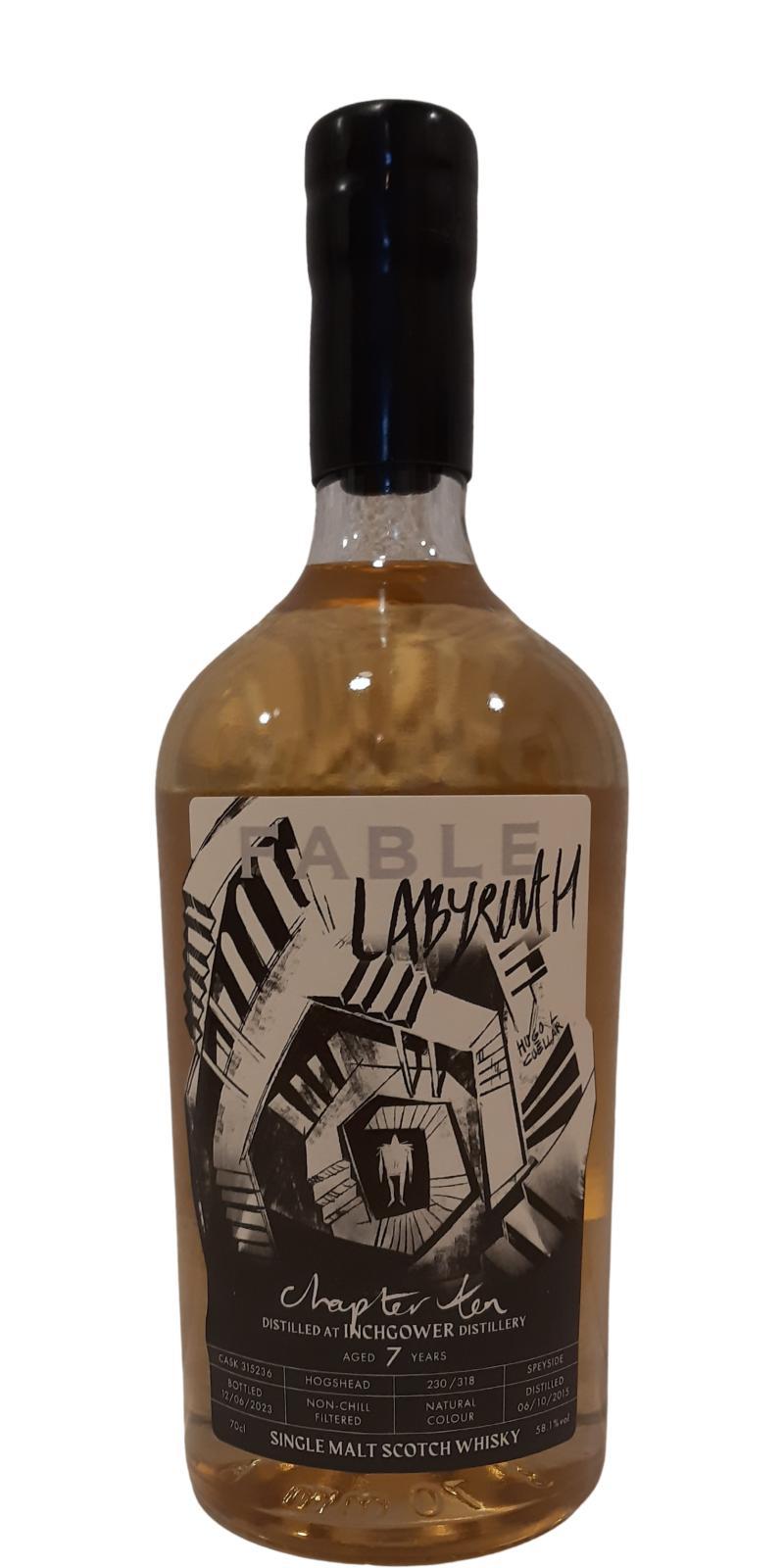 Inchgower 2015 PSL  Fable Whisky - Chapter Ten