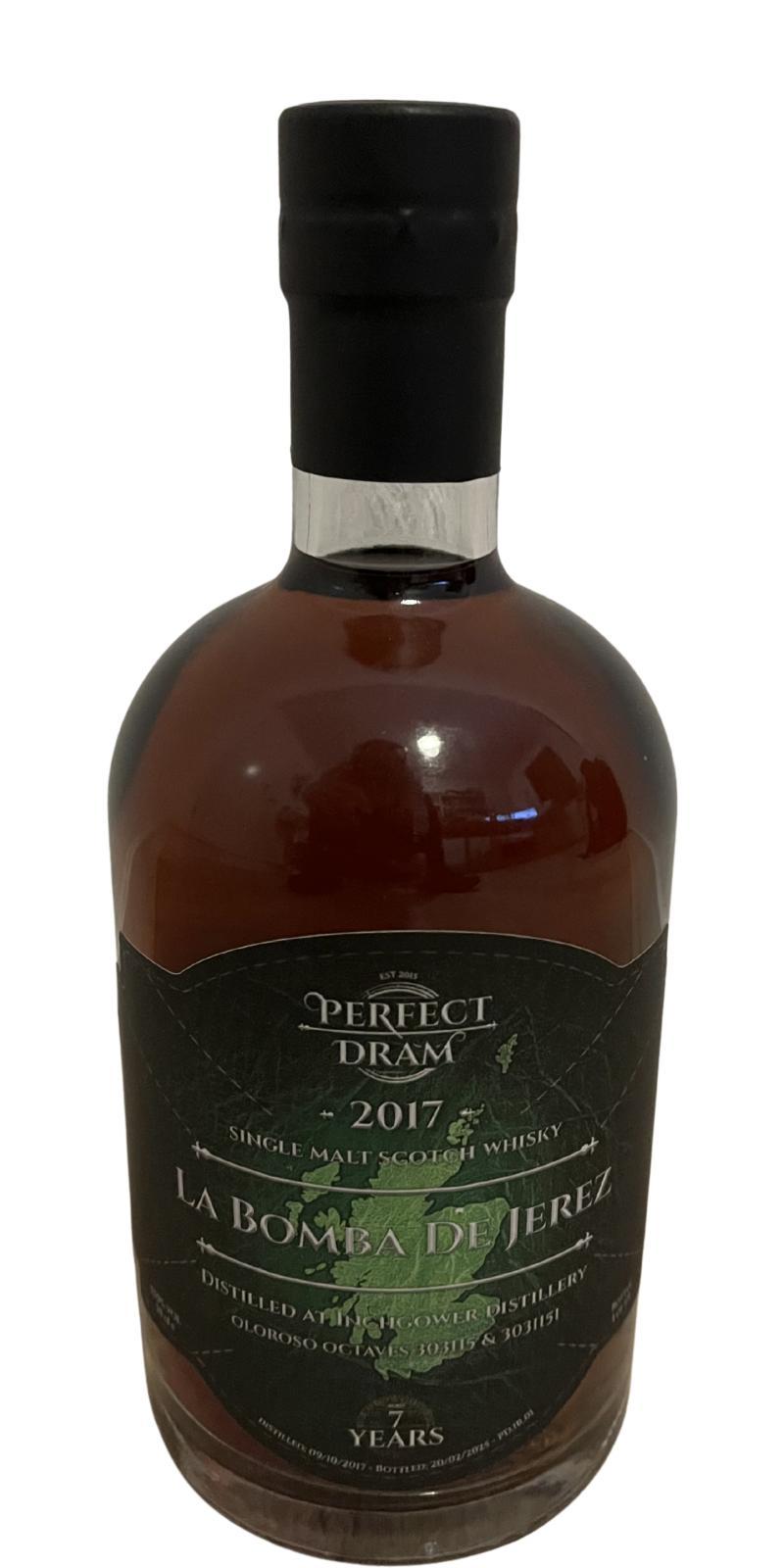 Inchgower 2017 PDnl  La bomba de jerez