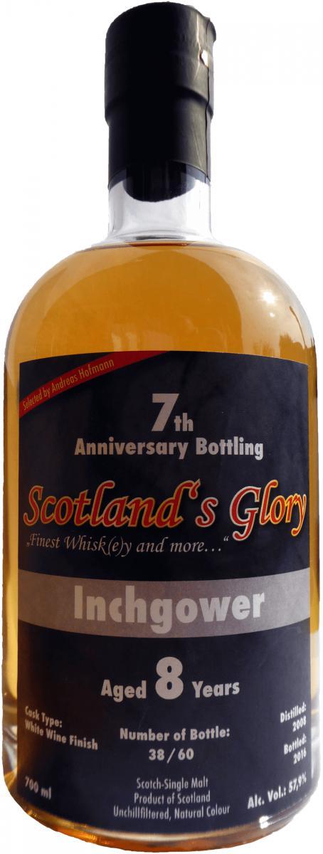 Inchgower 2008 SG  7th Anniversary Bottling