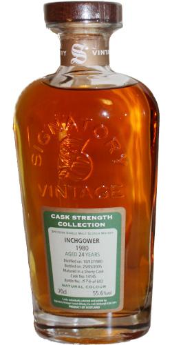 Inchgower 1980 SV  Cask Strength Collection