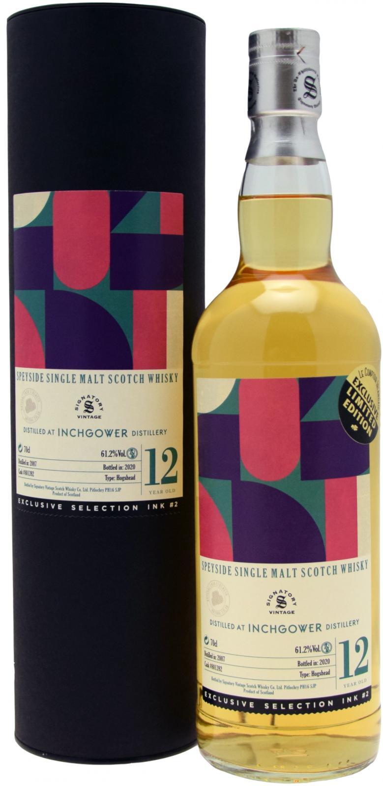 Inchgower 2007 SV  Exclusive Selection Ink #2