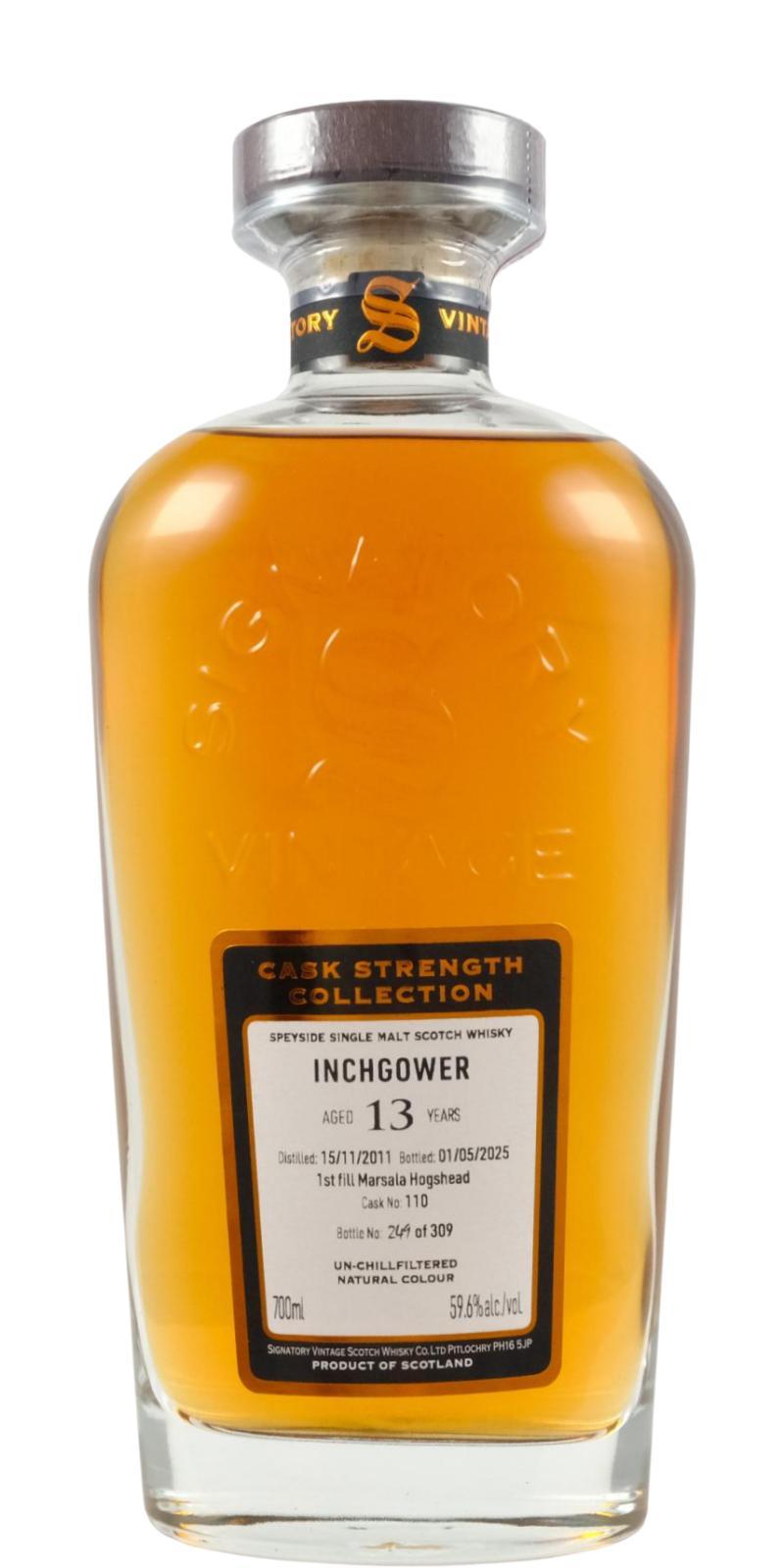 Inchgower 2011 SV  Cask Strength Collection