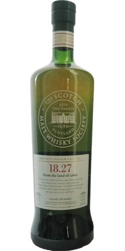 Inchgower 1985 SMWS 18.27  From the land of cakes