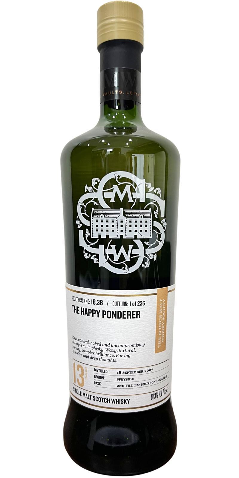 Inchgower 2007 SMWS 18.38  The happy ponderer