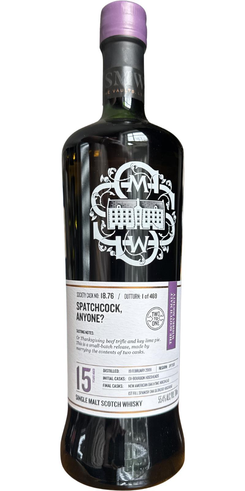 Inchgower 2009 SMWS 18.76  Moroccan pastillia anyone? / Spatchcock Anyone?