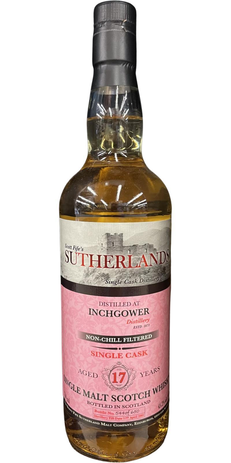 Inchgower 2001 TSFSMC