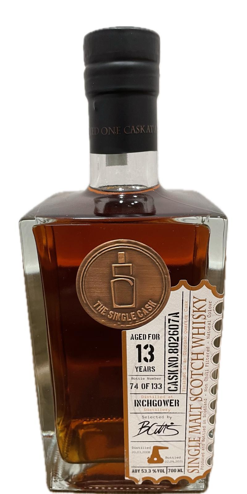 Inchgower 2008 TSCL  The Single Cask