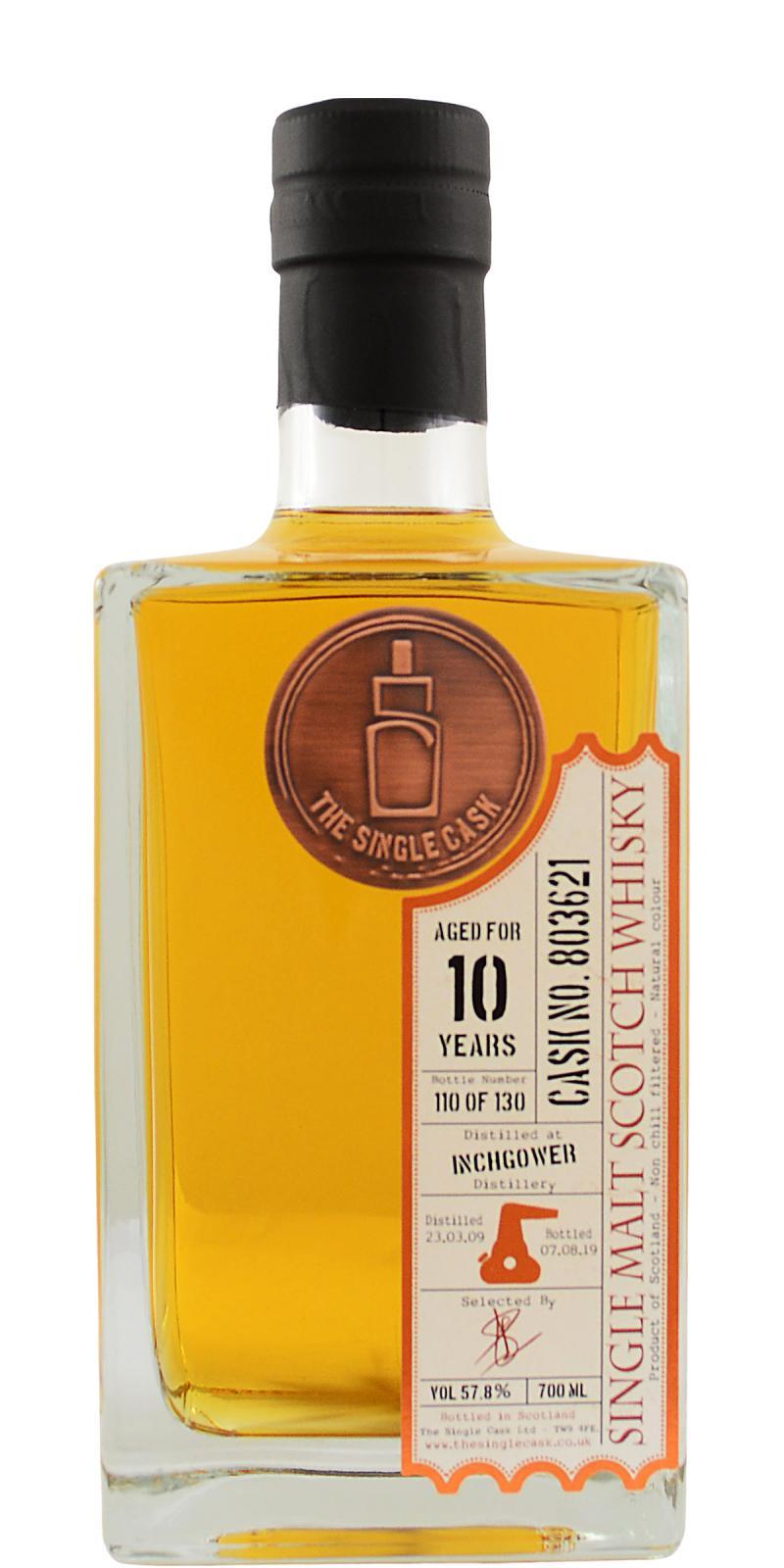 Inchgower 2009 TSCL  The Single Cask