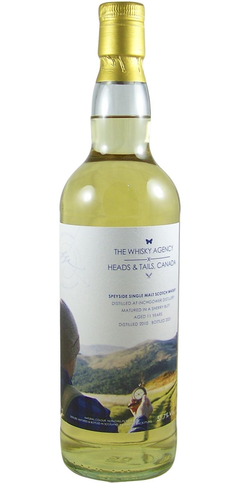 Inchgower 2010 TWA  Heads & Tails, Canada