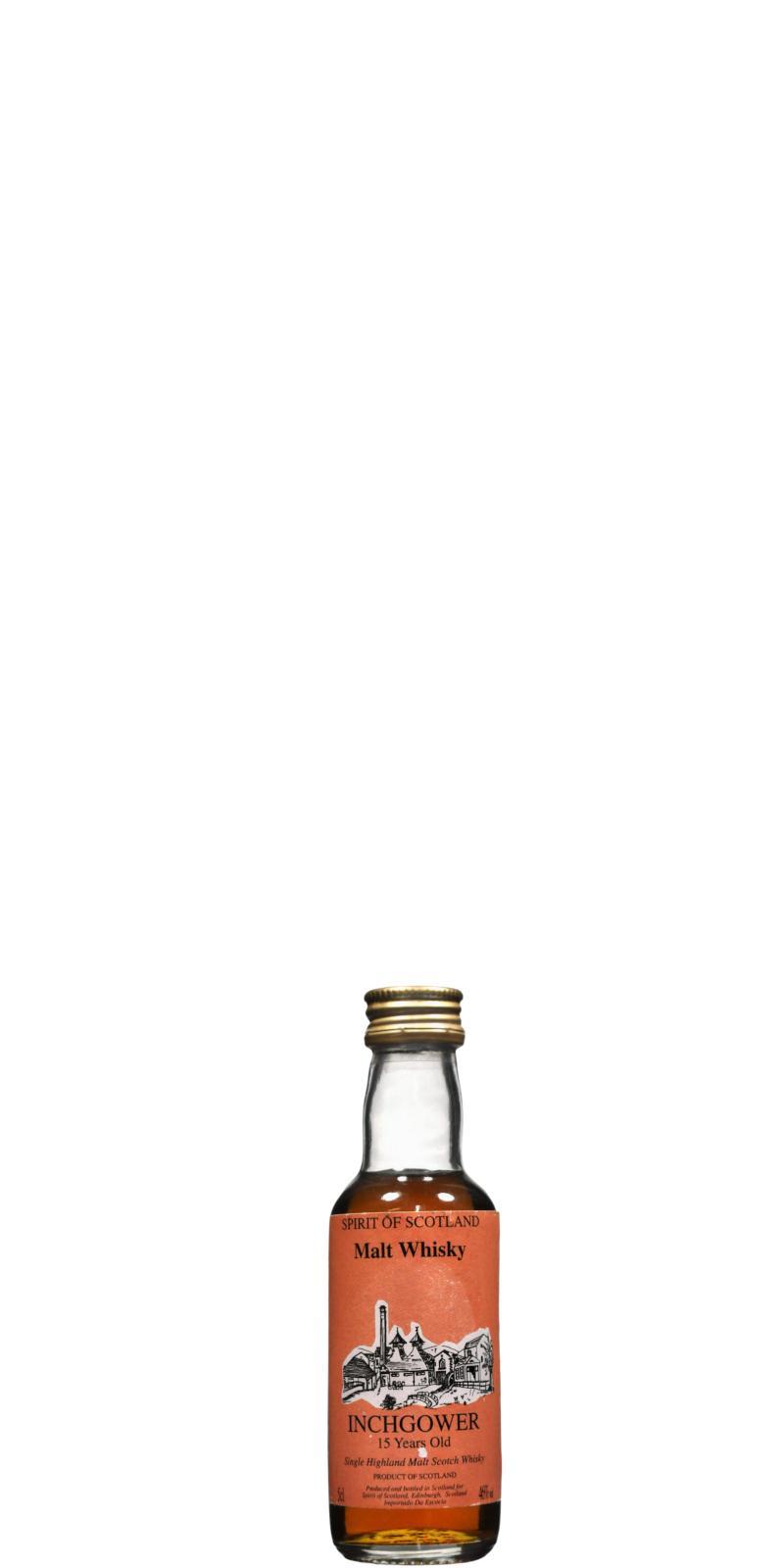Inchgower 15-year-old UD  Spirit of Scotland - Miniature