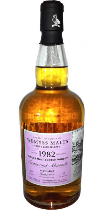 Inchgower 1982 Wy  Pears and Almonds