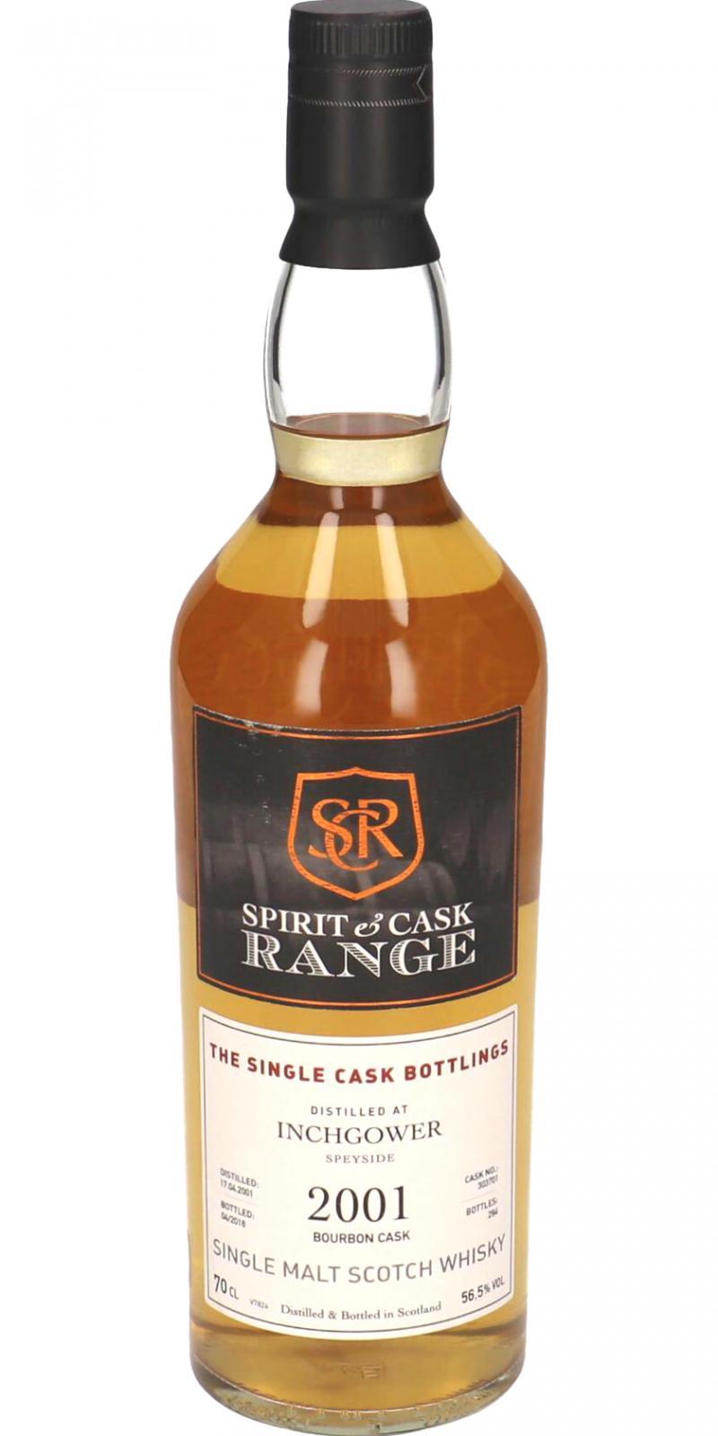 Inchgower 2001 Wx  Spirit & Cask Range